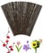 100 Pcs Floral Wire Stems for Artificial Flower Making, Florist Wire for Wreaths, Arrangements & DIY Crafts